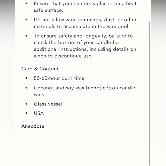 New in box! Anecdote for Anthropologie harvest home brew candle. - Picture 4 of 5